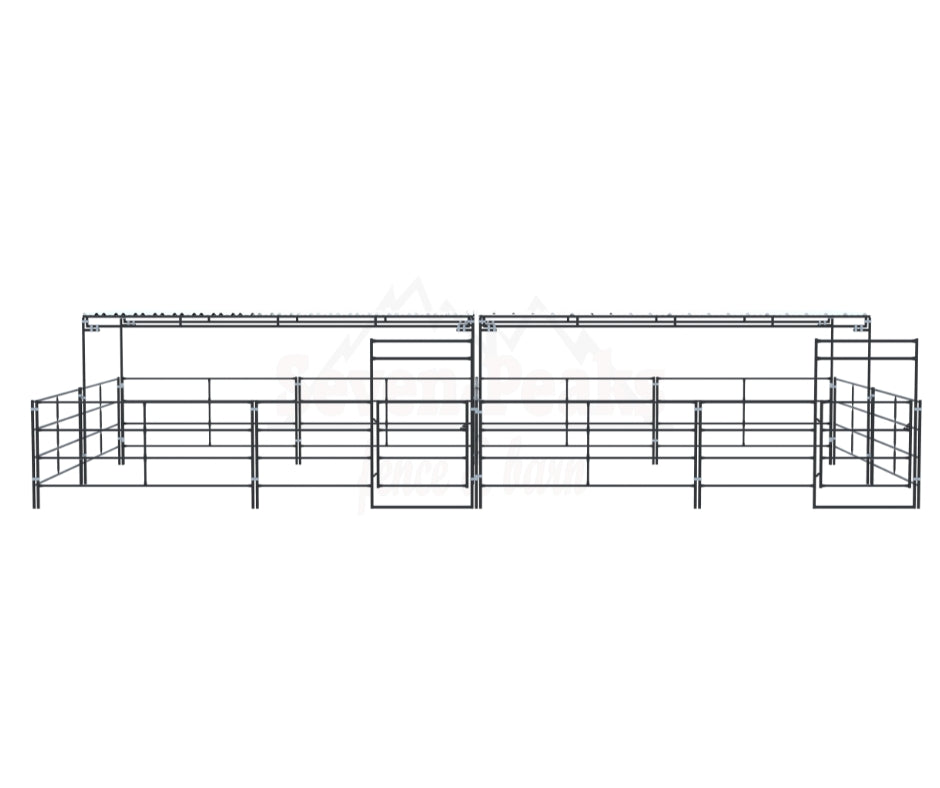 Stall Kit With Shade 20x20 (2) Side By Side